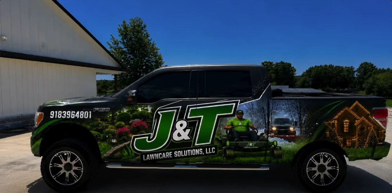 J&T wrapped truck